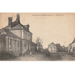 08 CHAUMONT PORCIEN. Hôtel de Ville 1924