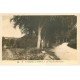 carte postale ancienne 22 SAINT-MICHEL-EN-GREVE. La Vallée de Kerropars. Femme et Train Tramway