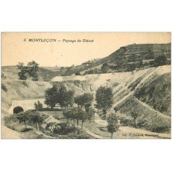 carte postale ancienne 03 MONTLUCON. Paysage du Diénat