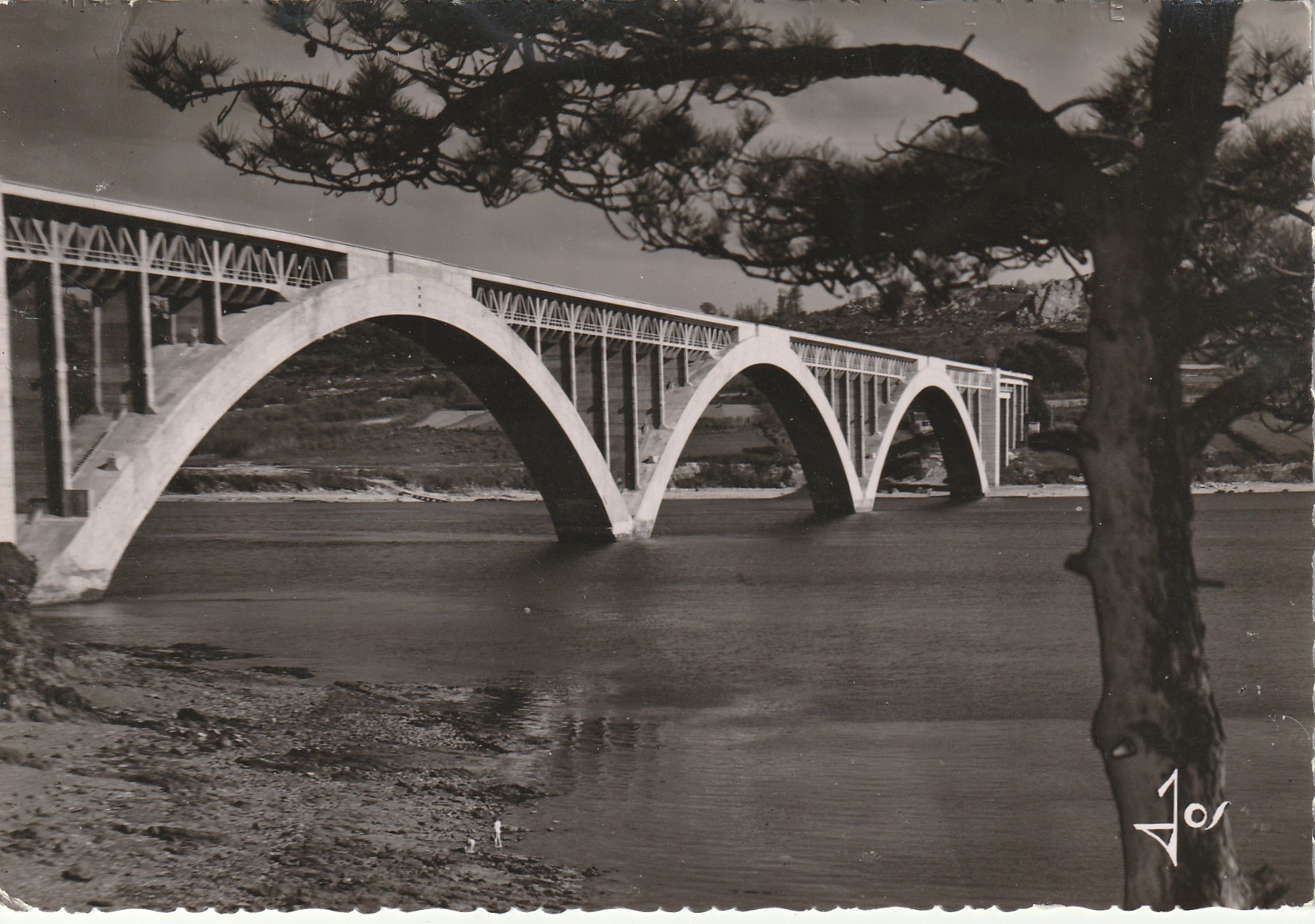 2 Photo Cpsm grand format 29 PLOUGASTEL-DAOULAS TREGASTEL PLOUMANACH COSTAERES 1955