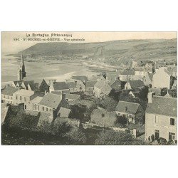 carte postale ancienne 22 SAINT-MICHEL-EN-GREVE. Vue générale n° 890 Hôtel du Lion