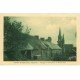 carte postale ancienne 22 SAINT-NICOLAS-DU-PELEM. Village et Chapelle de Saint-Eloi 1942