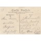 27 CHENNEBRUN. L'Eglise le Café et Tabac. Superbe carte toilée 1906 Edition Gérôme buraliste