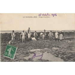 85 LA TRANCHE-SUR-MER. Groupe de Pêcheurs 1914
