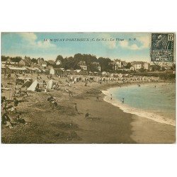 carte postale ancienne 22 SAINT-QUAY-PORTRIEUX. La Plage 1931