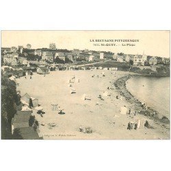 carte postale ancienne 22 SAINT-QUAY-PORTRIEUX. La Plage 9203