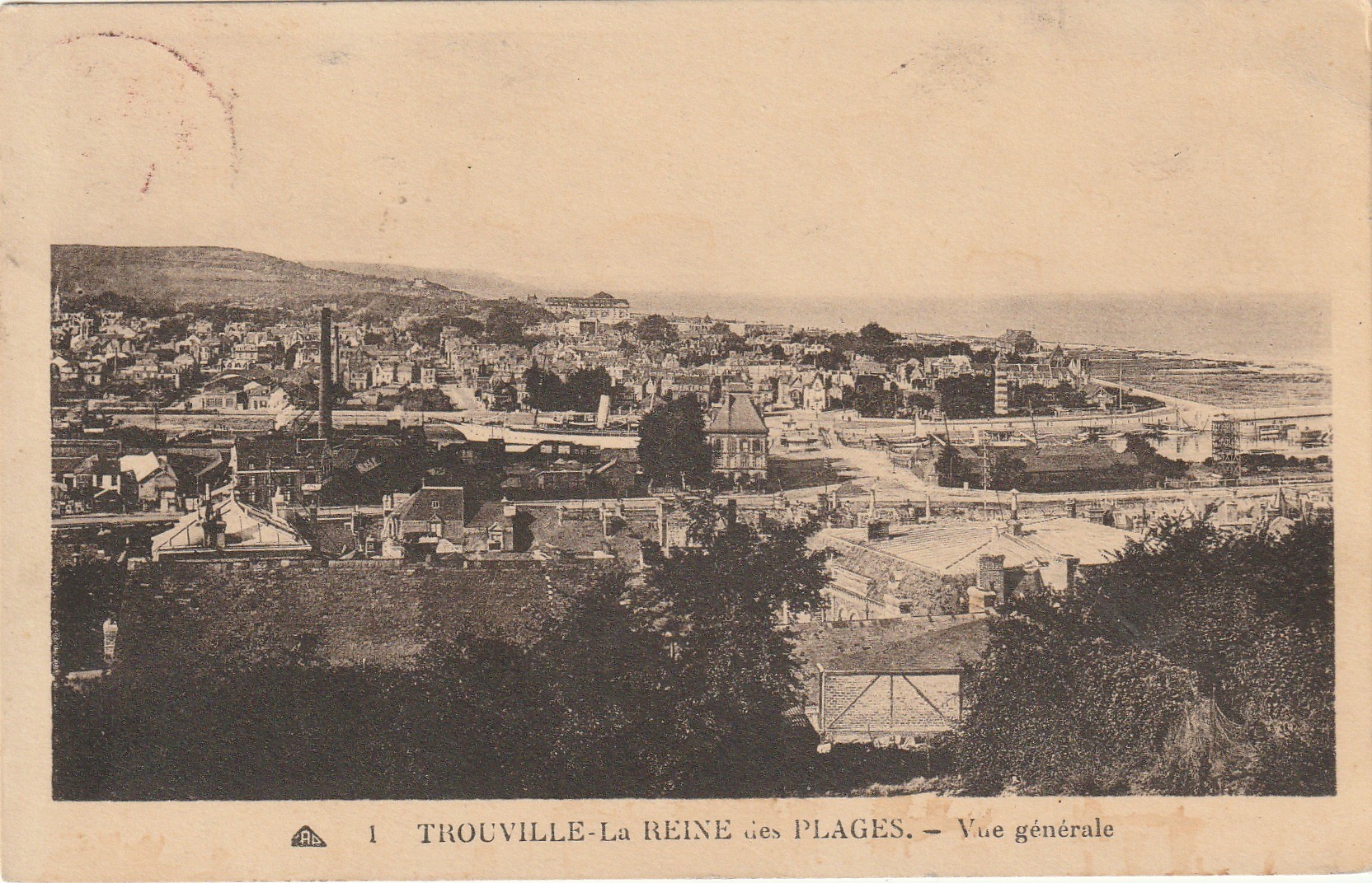 14 TROUVILLE. Vue générale 1938