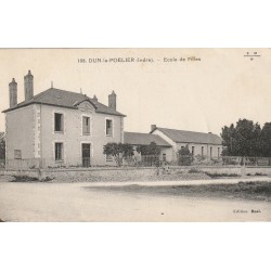36 DUN-LE-POELIER. Ecole de Filles petite animation