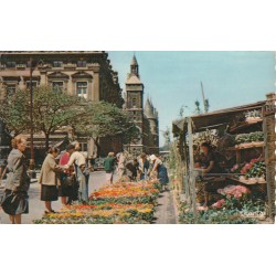 5 Photo cpsm petit format 75 PARIS. Le Marché aux Fleurs...