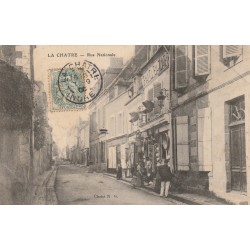 36 LA CHATRE. Grand Bazar sur Rue Nationale 1906