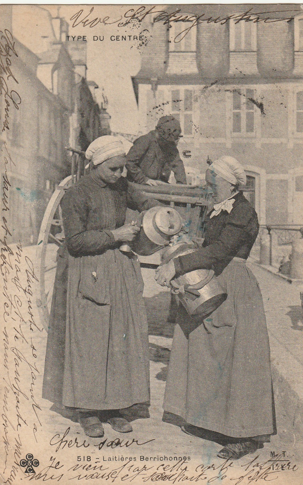 36 TYPE DU CENTRE. Laitières Berrichonnes 1904