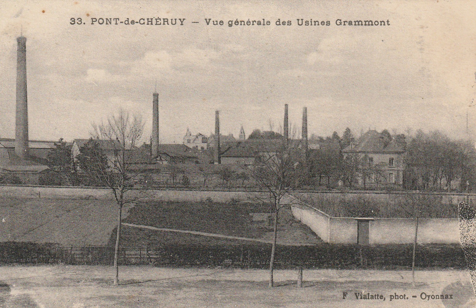 38 PONT-DE-CHERUY. Les Usines Grammont