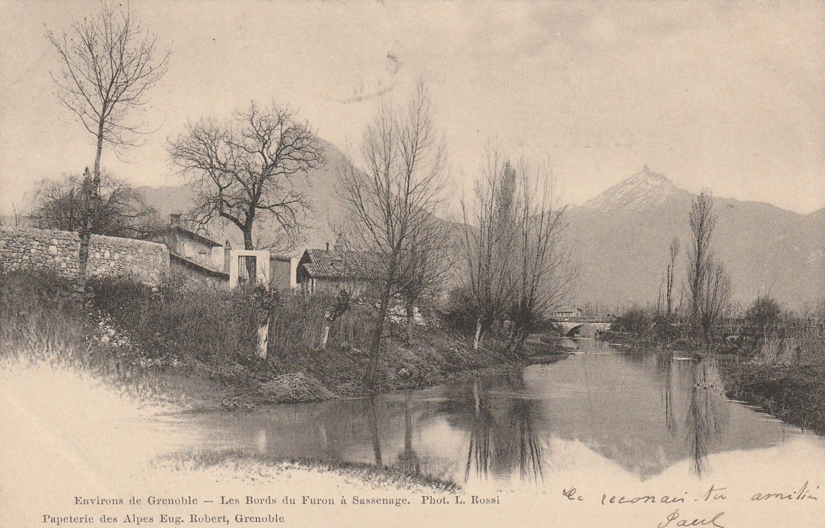 38 SASSENAGE. Les Bords du Furon 1903