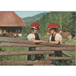 2 photo cpsm grand format SCHWARZWALD Gutacher Trachten
