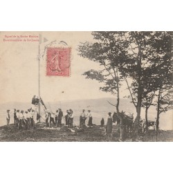 39 SAINT-CLAUDE. Excursionnistes au Signal de la Roche Blanche 1907