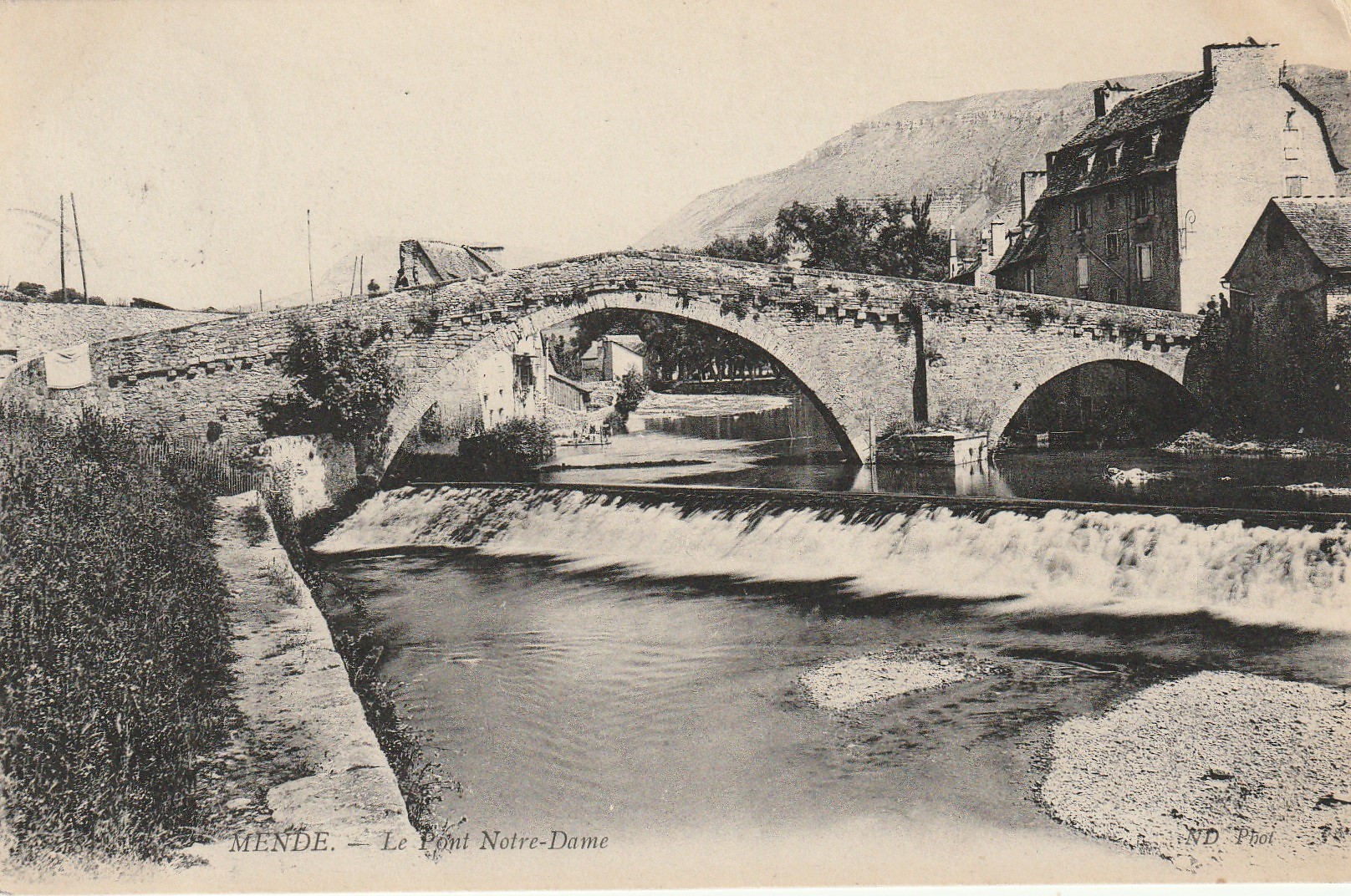 48 MENDE. Le Pont Notre-Dame 1907