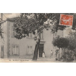 63 BLANZAT 1912 Jardinier et Cuisinière devant la maison