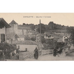 64 ESPELETTE. Animation sur le Pont Quartier Cherranda