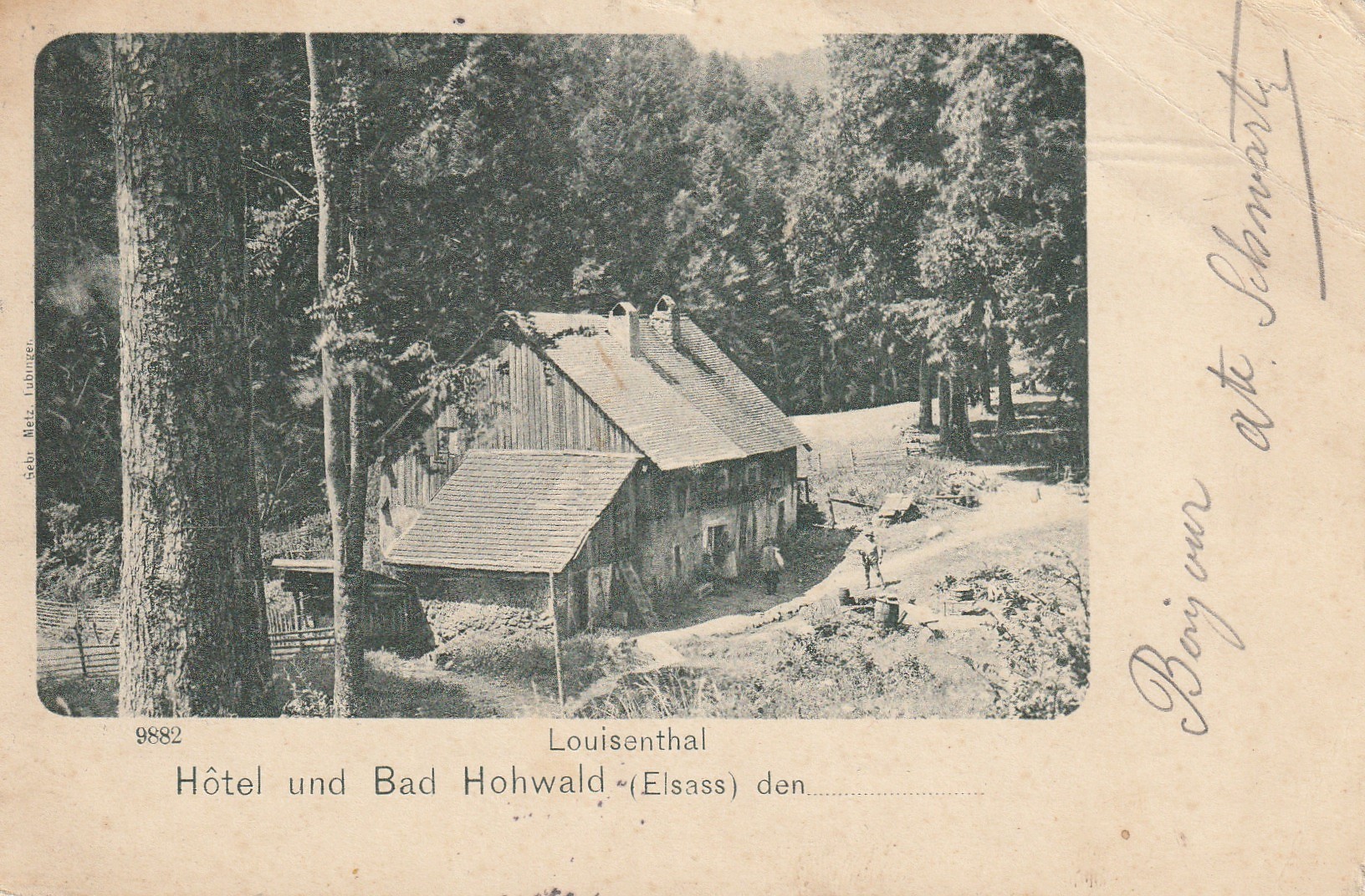 67 LOUISENTHAL. Hôtel und Bad Hohwald 1907