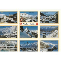 3 x photo cpsm grand format ZERMATT & WALLIS Riederalp ,