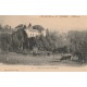 73 CHATEAU DE SAINTE-HELENE-DES-MILIERES. Paysan et Vache. Timbre 1 centime 1903