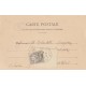 73 CHATEAU DE SAINTE-HELENE-DES-MILIERES. Paysan et Vache. Timbre 1 centime 1903