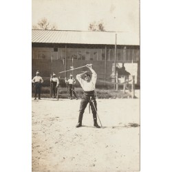 77 BY THOMERY. Ecole Militaire 1912 Leçon de Sabres et de Lances par la Compagnie des Dragons