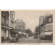 78 HOUILLES. Place et Avenue de la Gare voiture ancienne devant Charcuterie Confiserie et Café