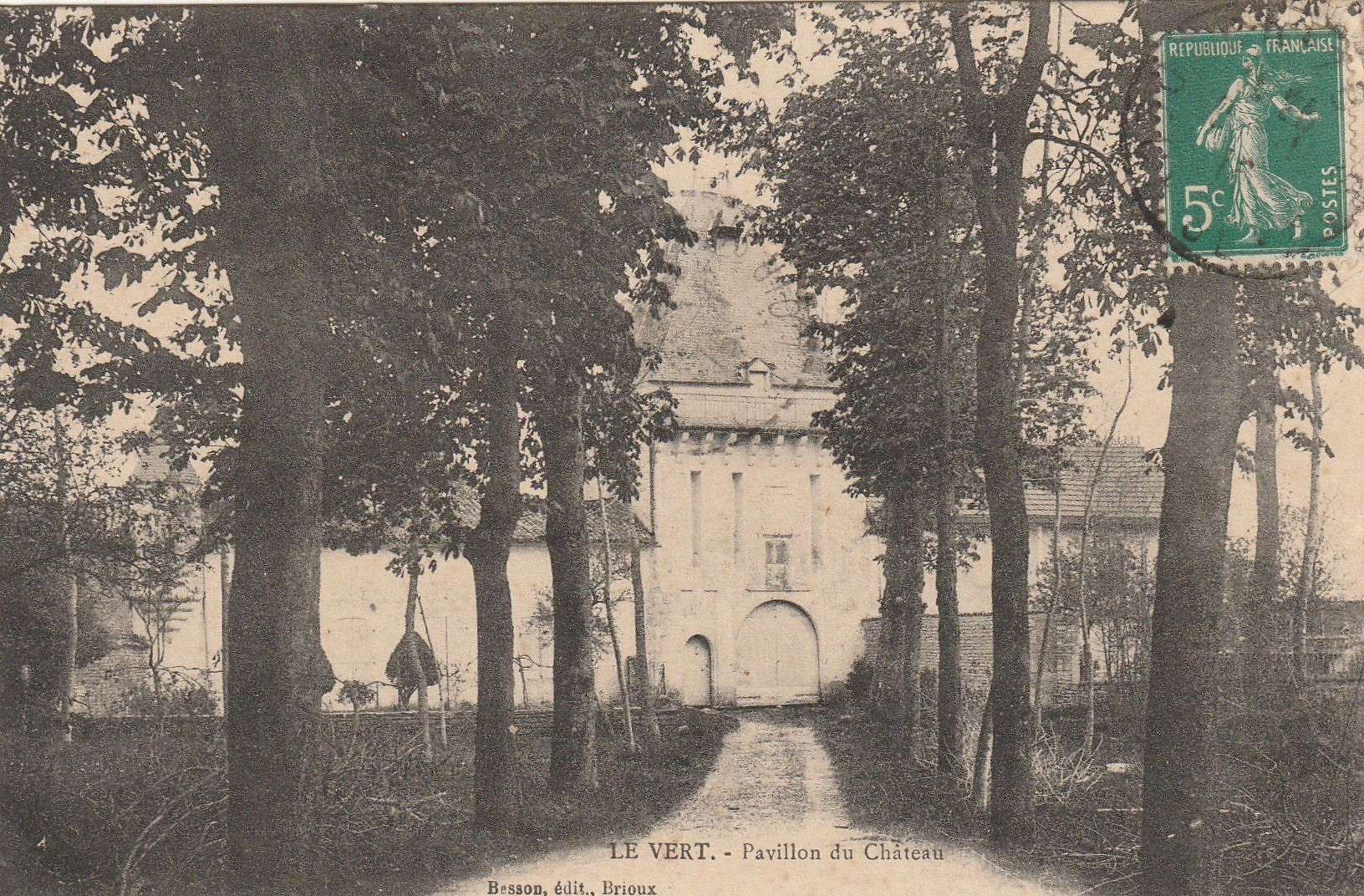 79 LE VERT. Pavillon du Château 1916