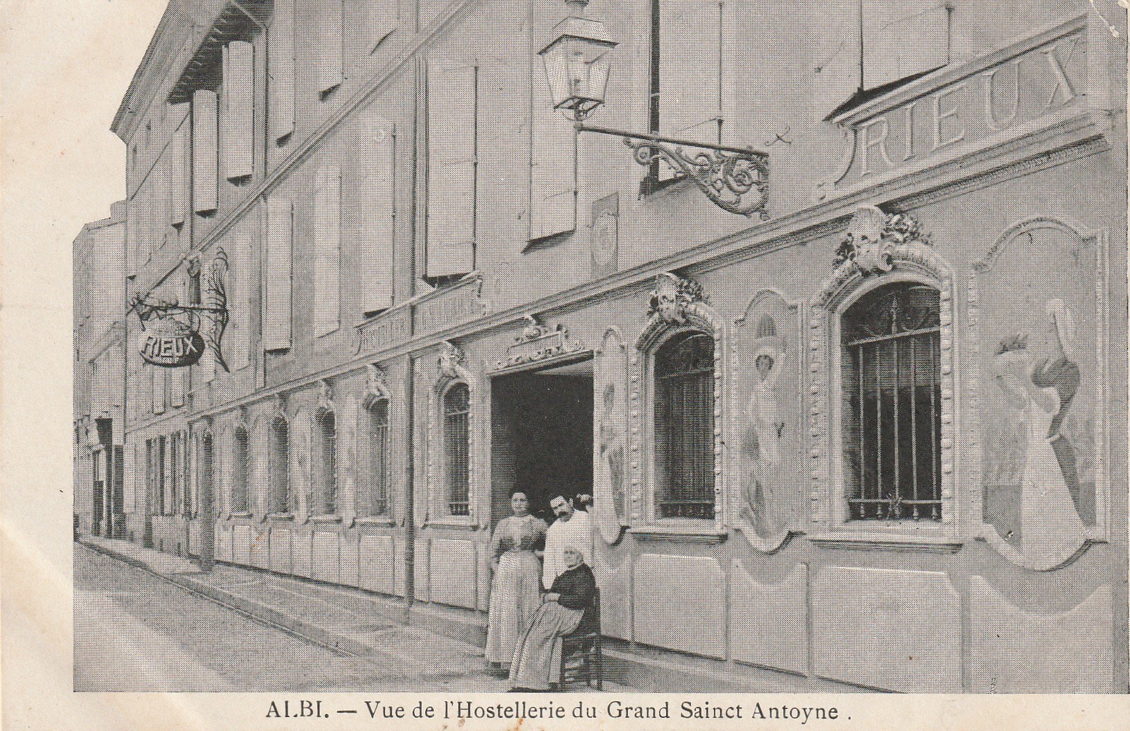 81 ALBI. L'Hostellerie du Grand Sainct Antoyne vers 1900