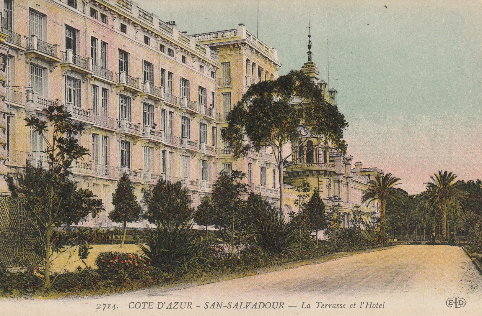 83 SAN SALVADOUR. La Terrasse et l'Hôtel 1917
