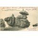 carte postale ancienne 22 TREGASTEL. Bretons sur le Chameau et Champignon 1906