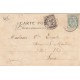89 NEUVY-SAUTOUR. Le Marché sur Grand Rue timbre Taxe 1904