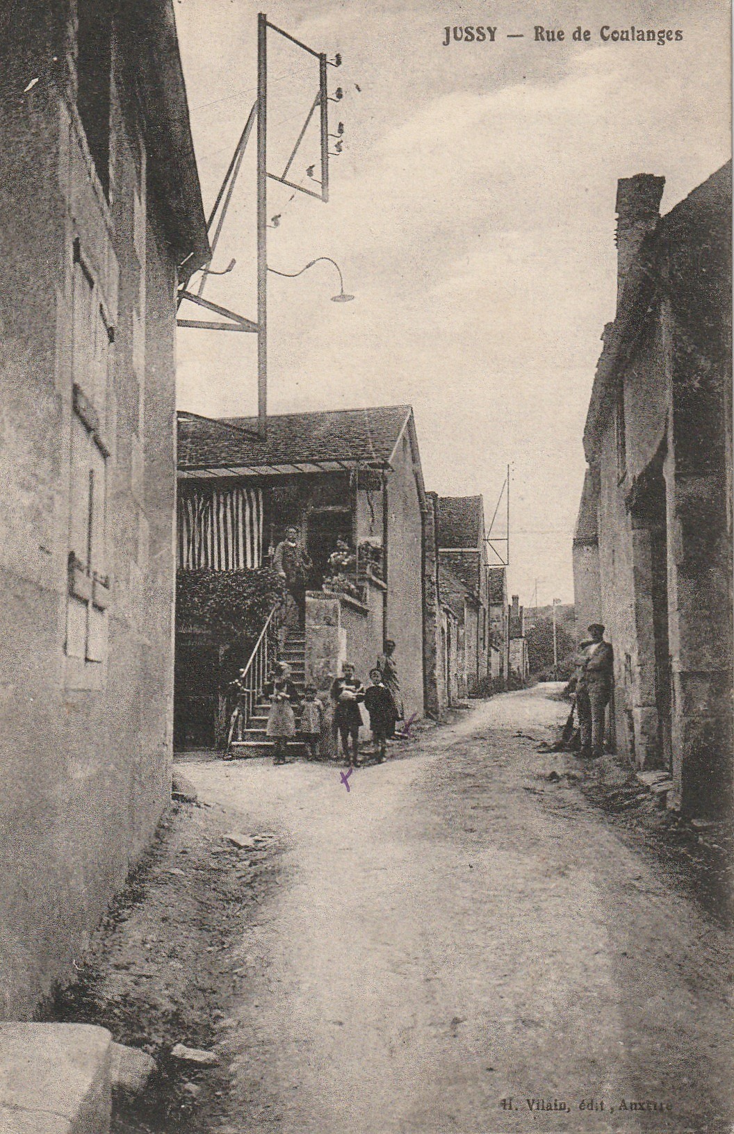 89 JUSSY. Rue de Coulanges 1935.