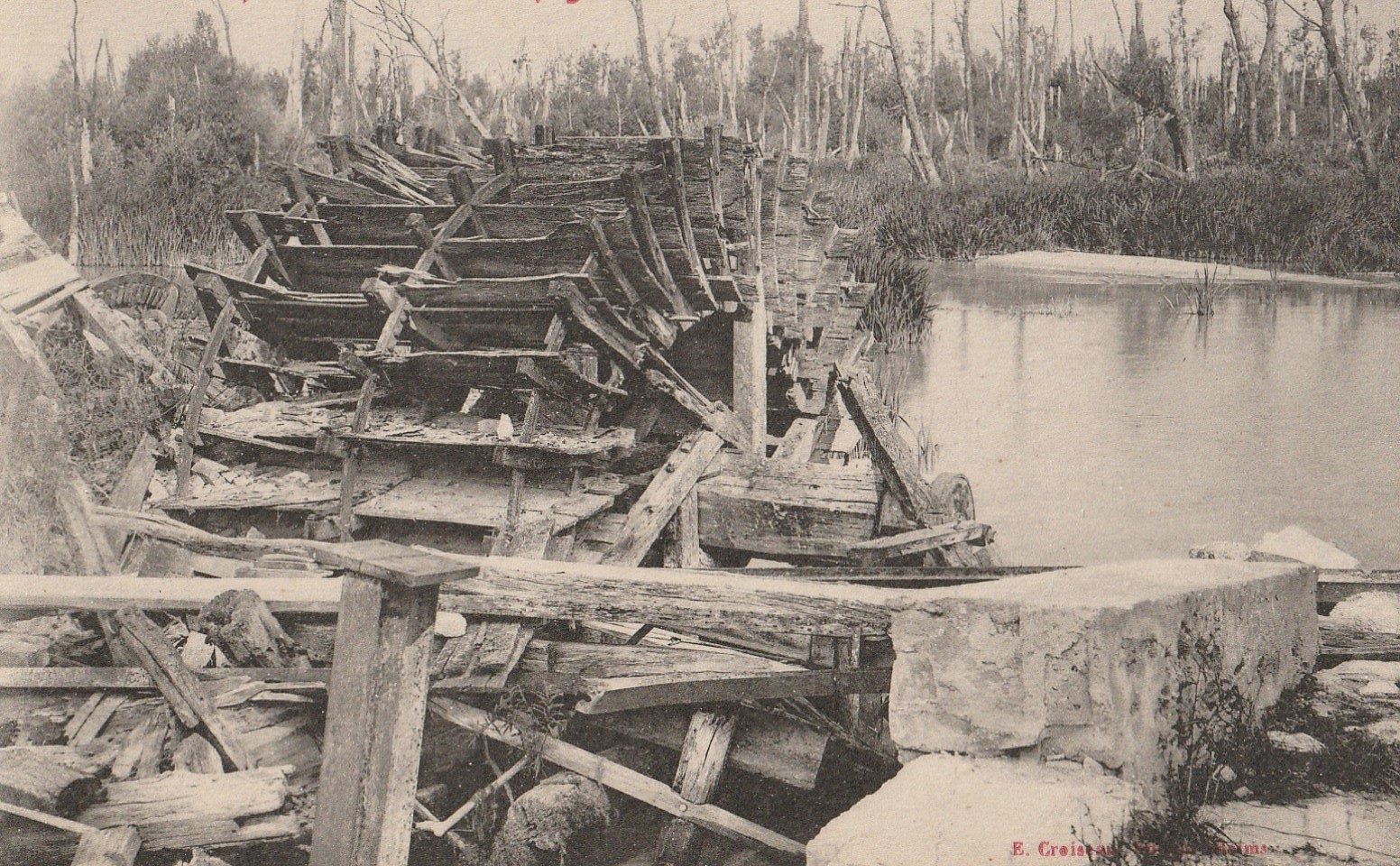 Lot de 17 cpa 51 LE FRONT DE CHAMPAGNE. Moulin Aubérier, Somme-Py, St-Hilaire, Védegrange, Souain, Perthes-les-Hurlus.
