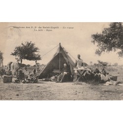 CONGO. La halte et le Repas en voyage. Missions des P.P du Saint-Esprit 1923