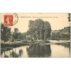 carte postale ancienne 03 MONTLUCON. Rives du Cher près du Gour du Puy 1912