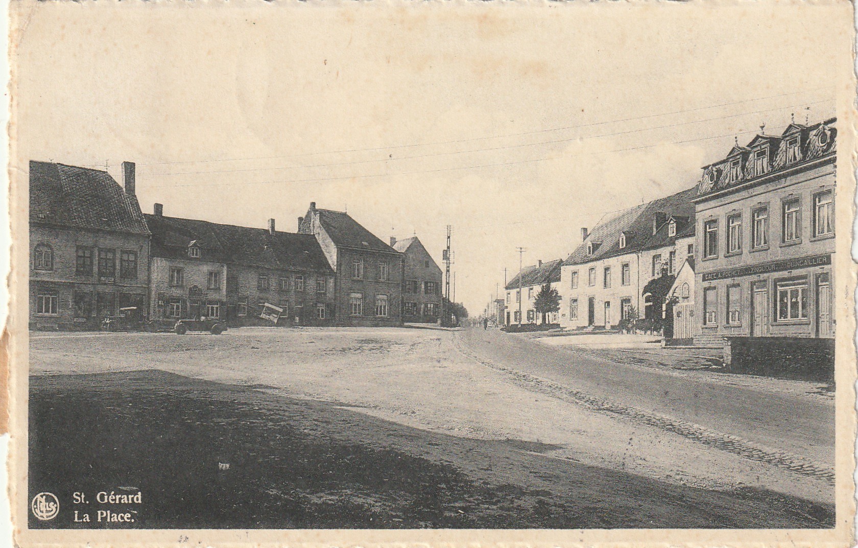 Belgique. SAINT-GERARD. Café Zingueur Quincaillier. Pour Hautmont Timbres Taxe 1954