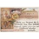 ITALIE ITALIA. Carte postale précurseur Litho 1900. Roma. Catacombes de St Calliste via Appia.