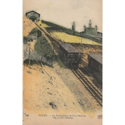 lot 12 cpa 76 ROUEN. Funiculaire, Eglise, Horloge, Pont Transbordeur, Cathédrale, Jeanne d'Arc, Justice, Tombeaux....