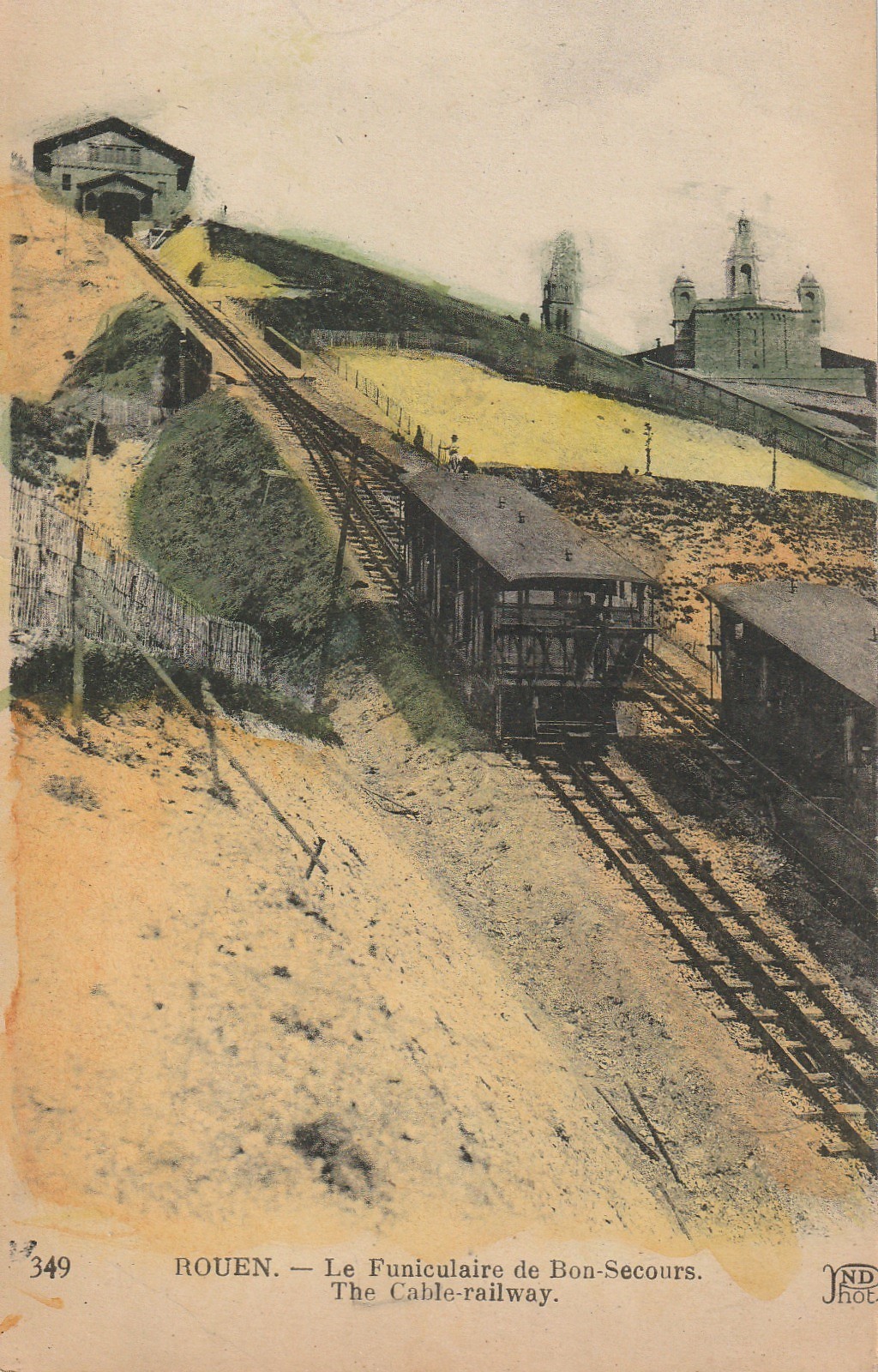 lot 12 cpa 76 ROUEN. Funiculaire, Eglise, Horloge, Pont Transbordeur, Cathédrale, Jeanne d'Arc, Justice, Tombeaux....