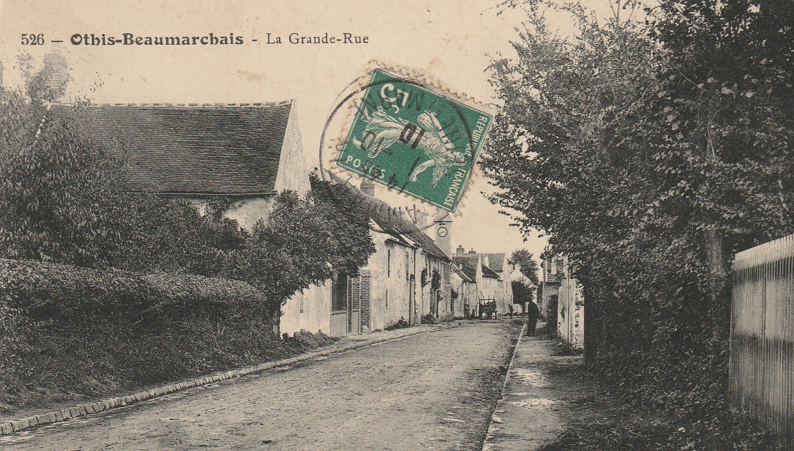 77 OTHIS-BEAUMARCHAIS. La Grande-Rue 1910