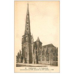 carte postale ancienne 22 TREGUIER. La Cathédrale