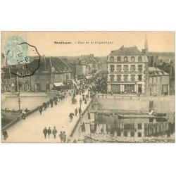 carte postale ancienne 03 MONTLUCON. Rue de la République 1905