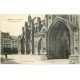 carte postale ancienne 22 TREGUIER. La Cathédrale Grand Portail