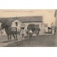 77 BEAUMARCHAIS. Ferme de Beaupré avec attelage 3 chevaux 1914