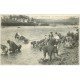 22 TREGUIER. La Pêche aux Huîtres à Pied 1922
