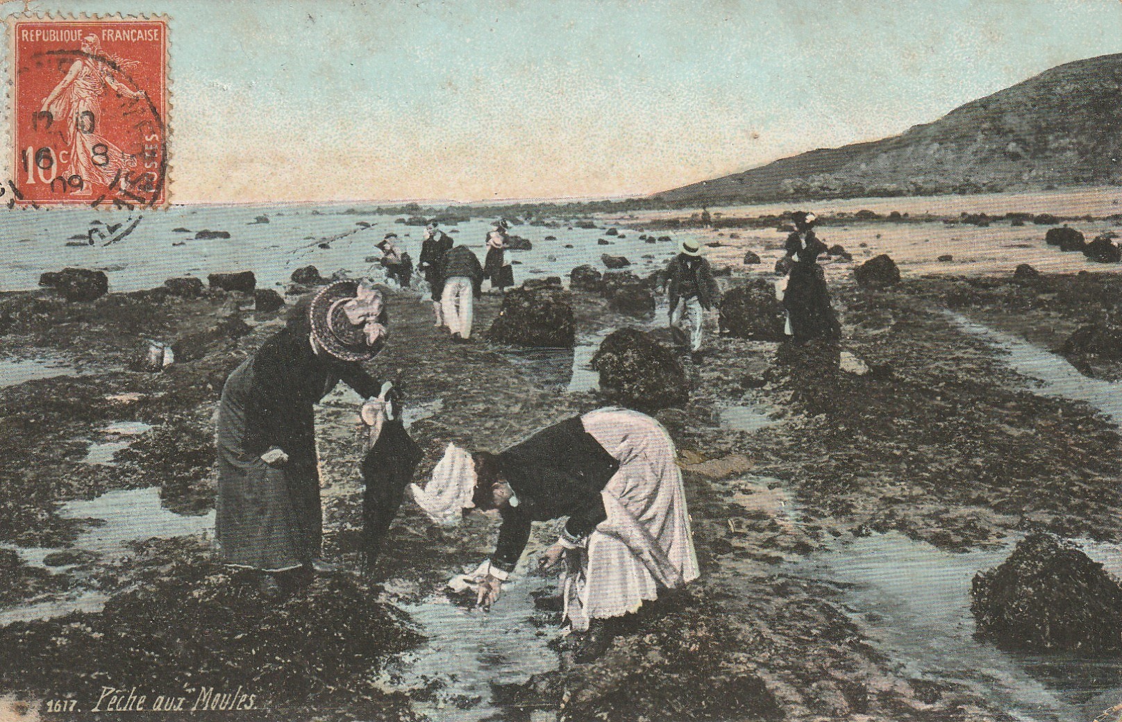 62 CALAIS. La Pêche aux Moules1909 Métiers de la Mer