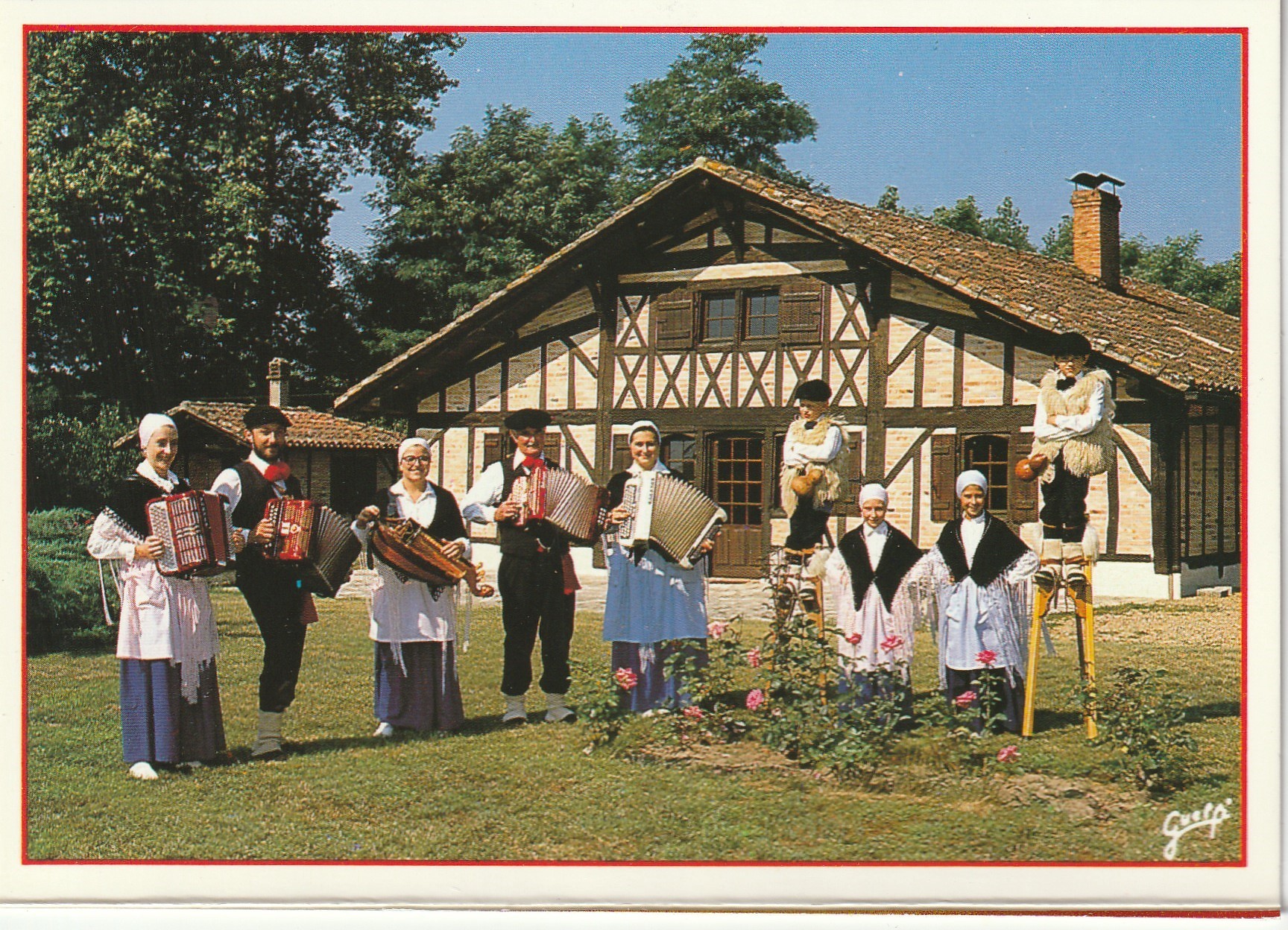 Lot 10 cpsm grand format 40 LANDES. Port Albert, Huchet, Lous Cadetouns, Surf, Vieux-Boucau, Moliets