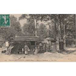 95 FORÊT DE MONTLIGNON. Hutte de Bûcherons 1910